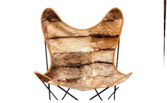 Goat Hide Butterfly Chair Cover - Custom Handmade Replacement